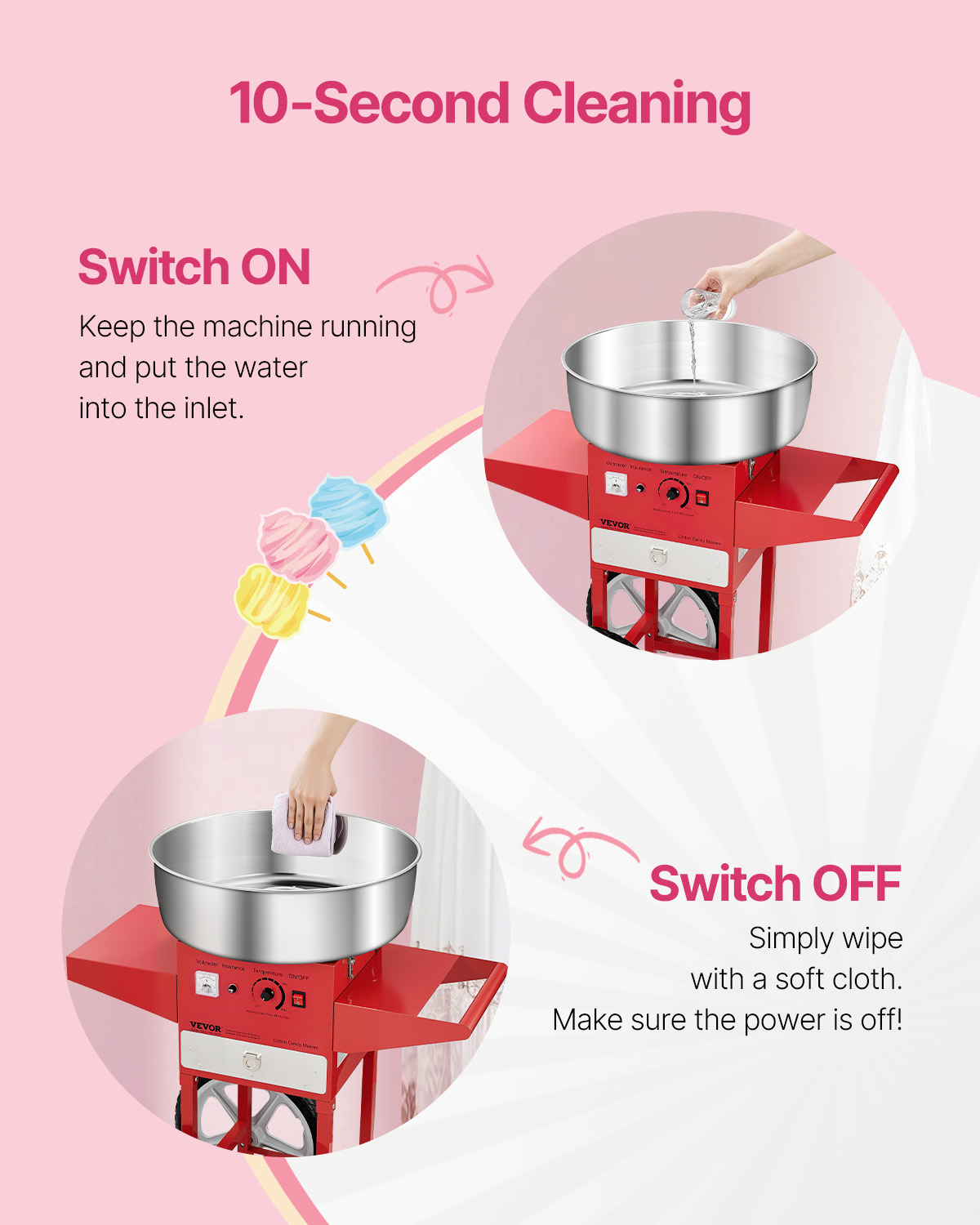 com carrinho comercial fabrica - Commercial Cotton Candy Cart avaliação e preço